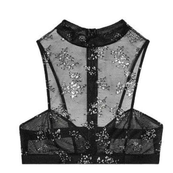 ⬇️Last Victoria's Secret Shine  High-Neck Bra S - Picture 3 of 4